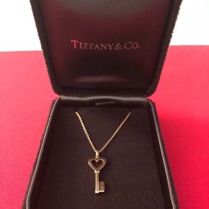 Tiffany Heart key necklace